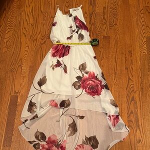 Floral High Low Dress